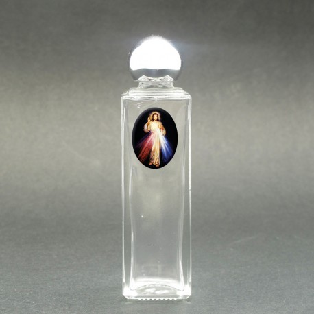 Merciful Jesus - Holy water bottle with sacred picture