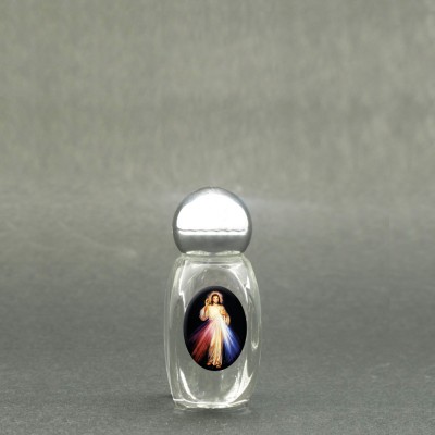 Merciful Jesus - Holy water bottle with sacred picture