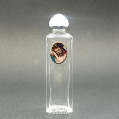 Holy Face of Jesus - Holy water bottle with sacred picture