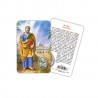 Saint Peter - Laminated prayer card with medal