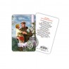 Saint Antony - Laminated prayer card with medal