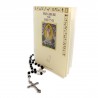 Booklet "PRAYERS FOR THE DEAD" with rosary