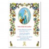 Our Lady of Lourdes - Holy picture on parchment paper