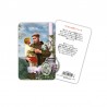 Saint Antony - Laminated prayer card with medal