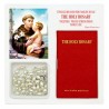 Saint Anthony - Mini book "The Holy Rosary" with rosary