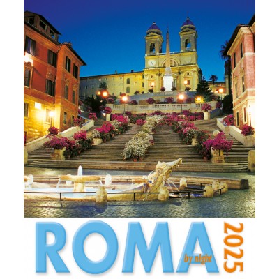 Calendario 16x17 cm ROMA PIAZZA DI SPAGNA NOTTE