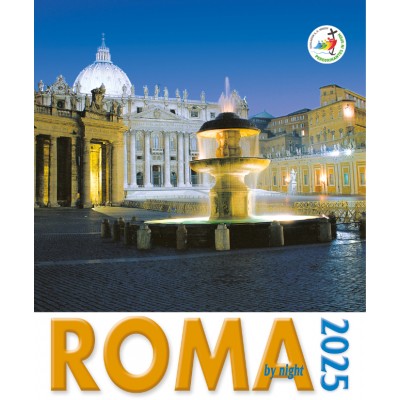 Calendario 16x17 cm ROMA PIAZZA SAN PIETRO NOTTE