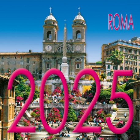 Calendar 8x8 cm ROME PIAZZA DI SPAGNA DAY