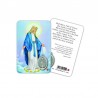 Madonna miracolosa - Immagine religiosa plastificata (card) con medaglietta