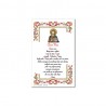 Prayer Our Father - Holy picture on parchment paper