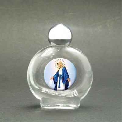 Miraculous Madonna - Holy water bottle with sacred picture