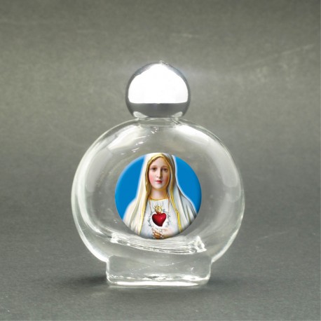 Our Lady of Fatima - Holy water bottle with sacred picture